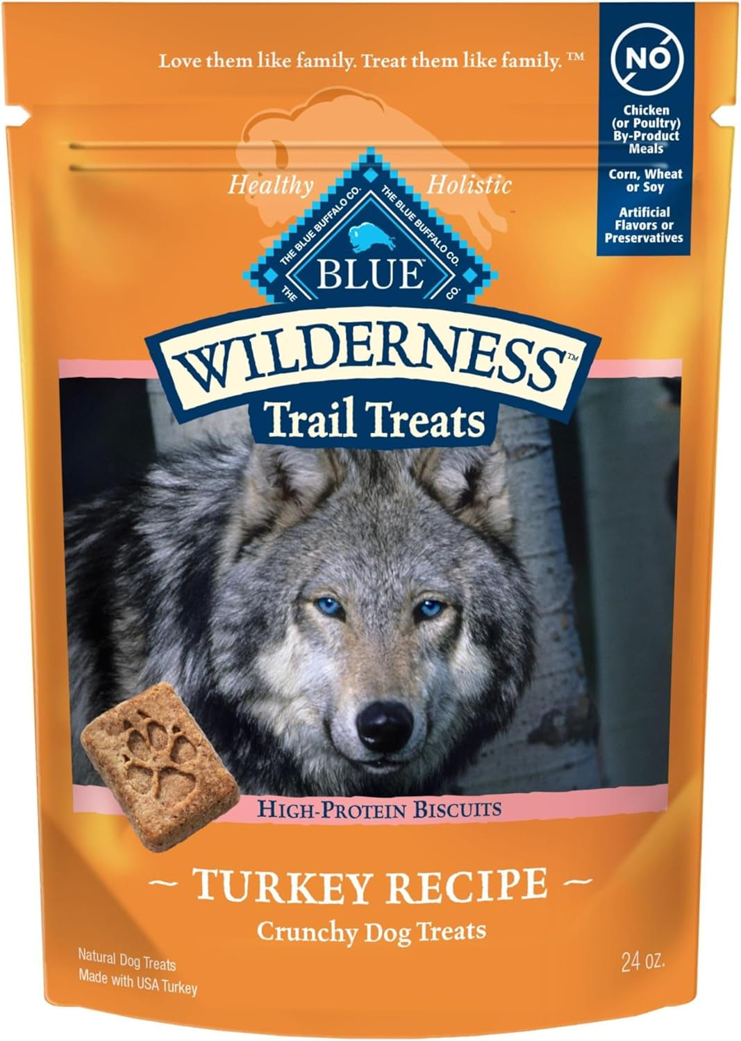 Wilderness Trail Treats Grain Free Biscuits Crunchy Dog Treats